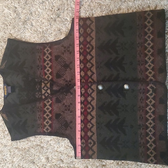 WOOLRICH Wool Vintage Vest Made In The USA Women's Size M - Picture 10 of 11